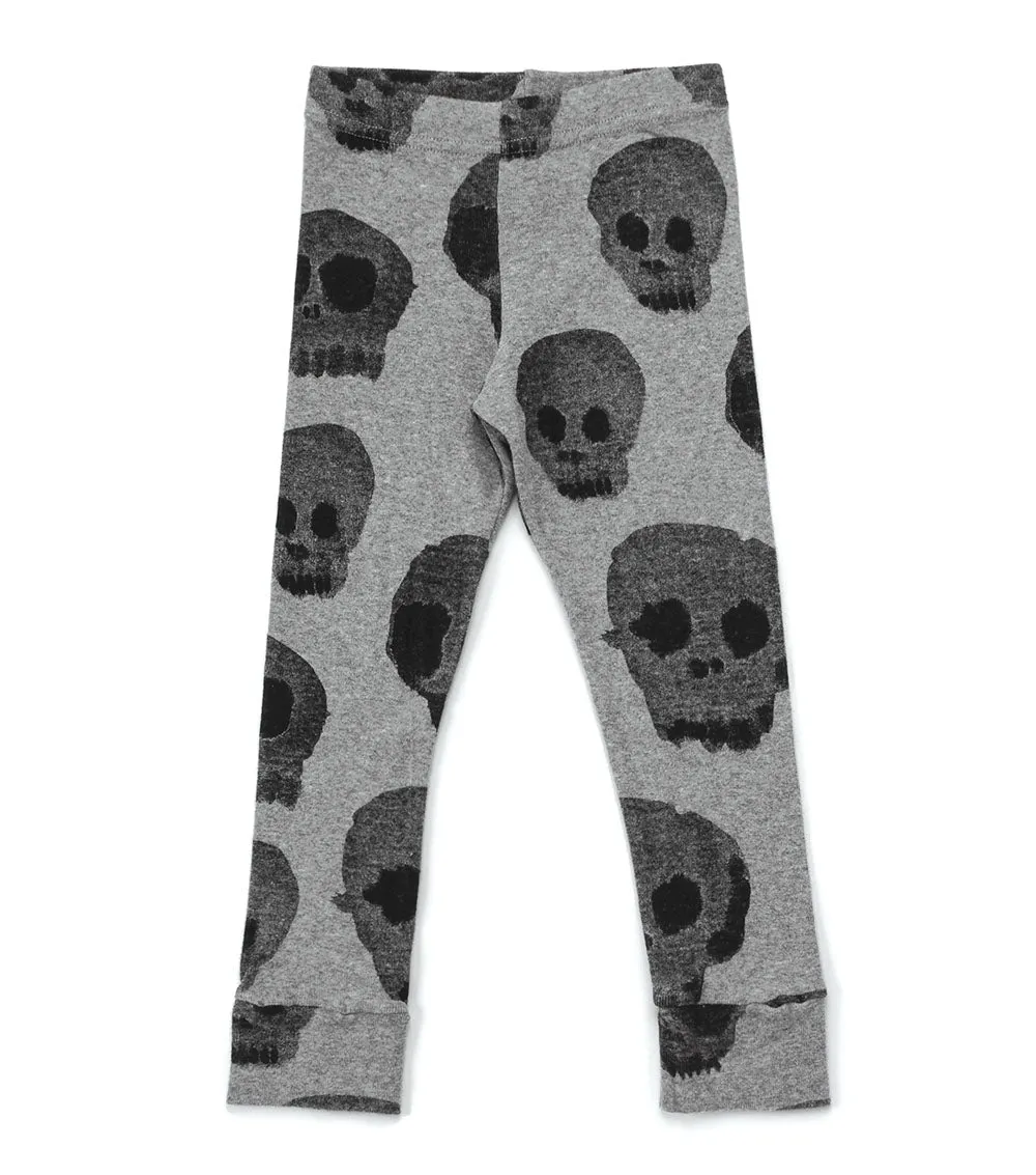 water skull leggings