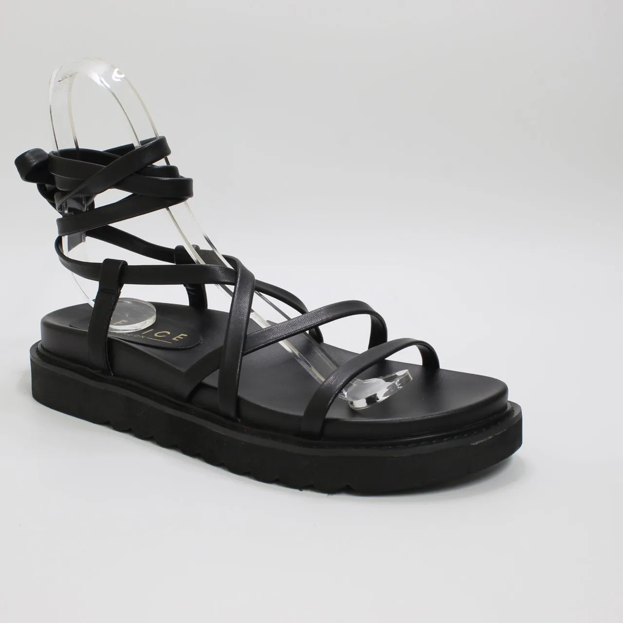 Womens Office Summarise Multistrap Sandals Black