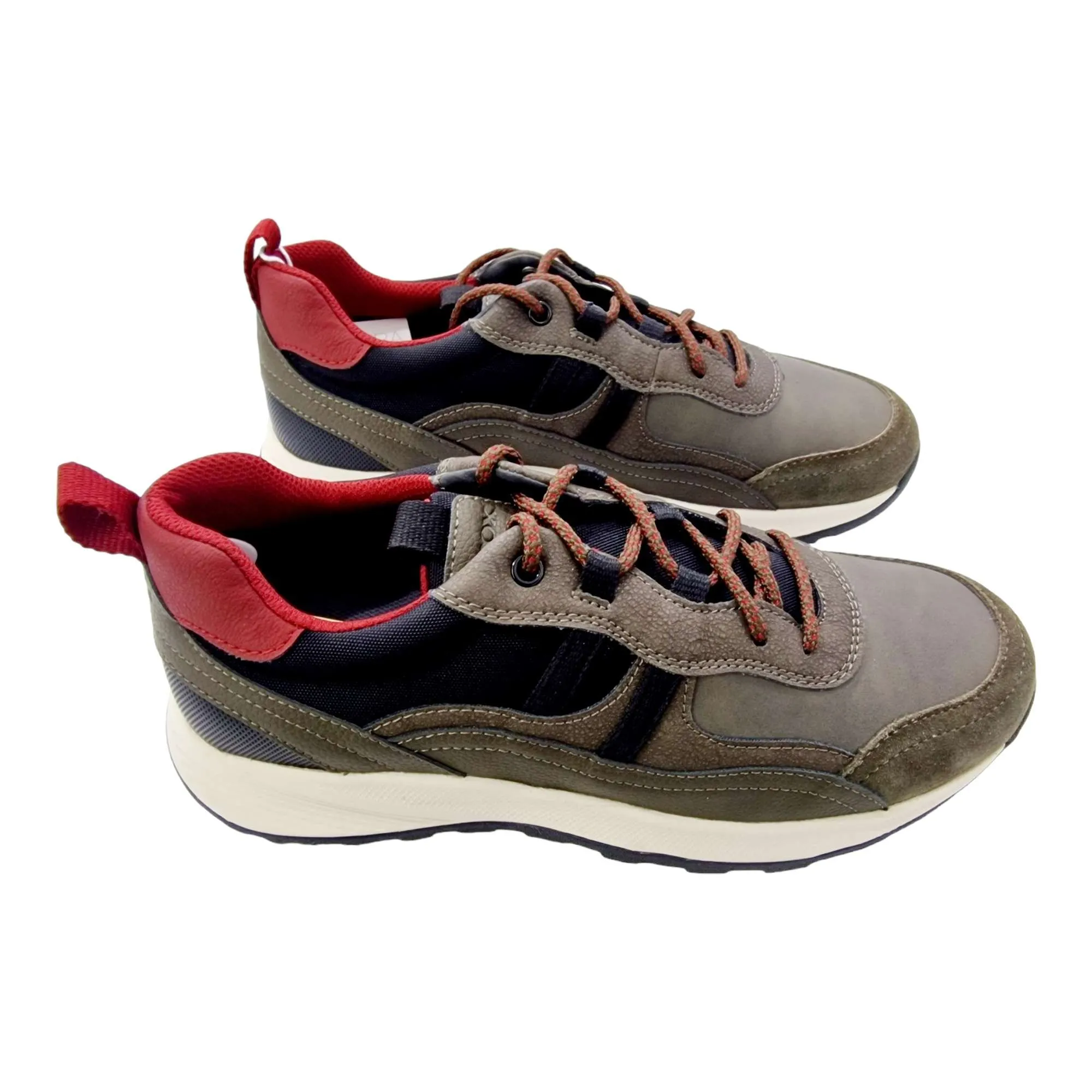 ZAPATILLA GEOX HOMBRE MILITAR VERDE