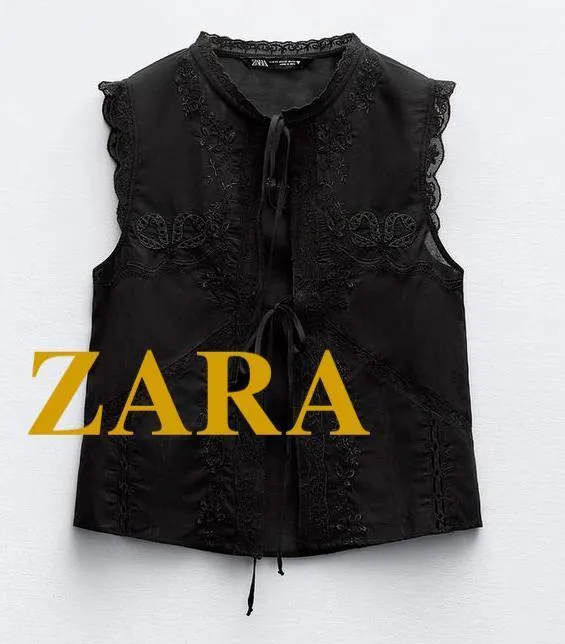 ZARA  |Casual Style Sleeveless Elegant Style Tanks & Camisoles