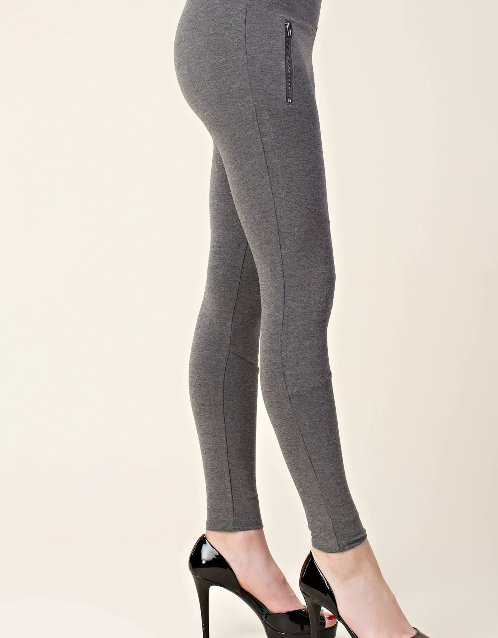   Zipper Moto Leggings