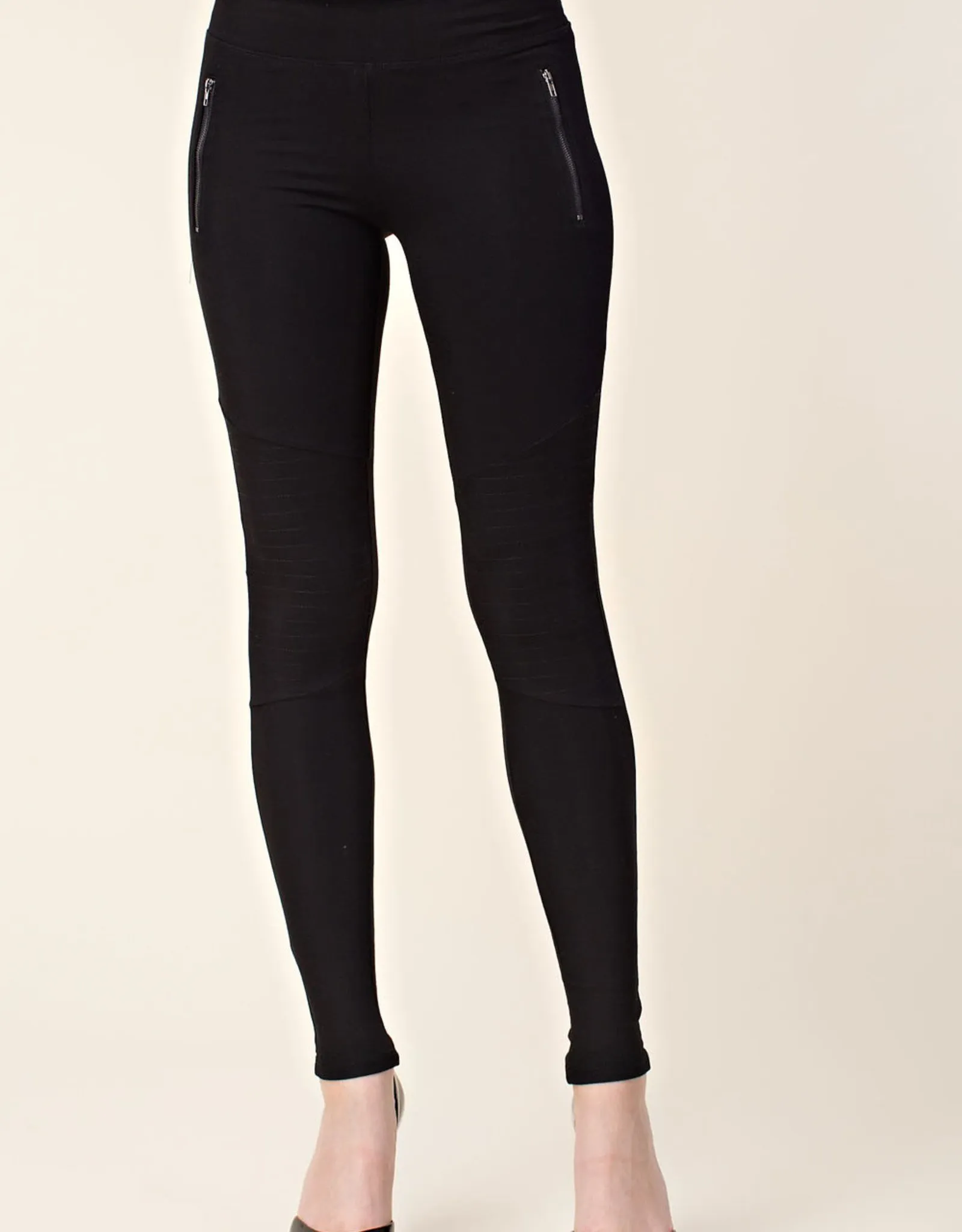   Zipper Moto Leggings